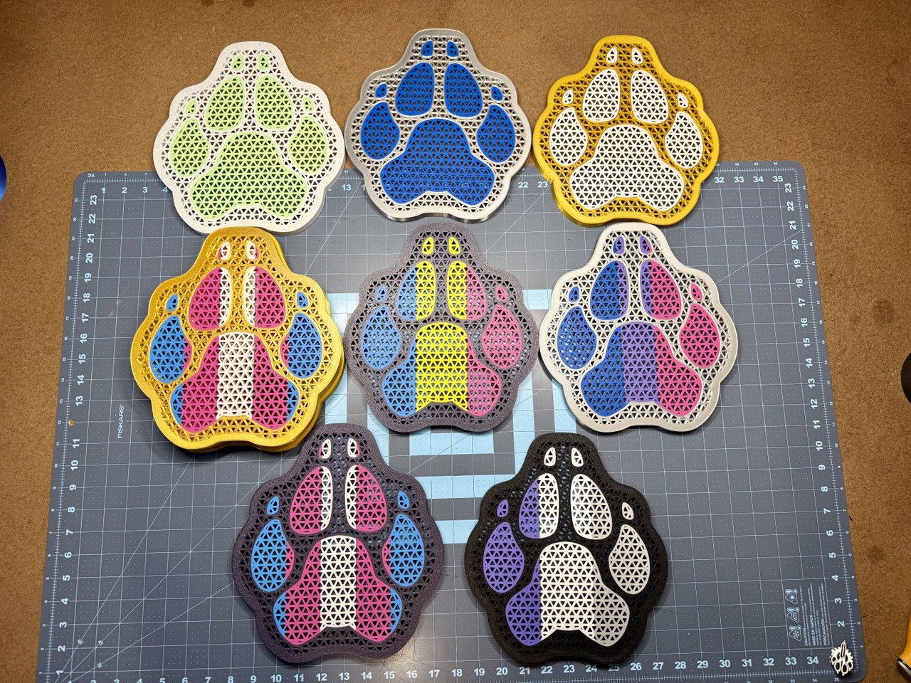 Pre-made Limited Stock Paw Pin Board