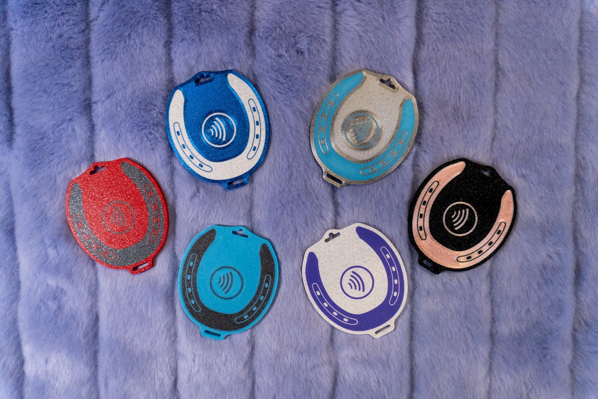 Custom Horseshoe Lanyard/Clip Tag with NFC