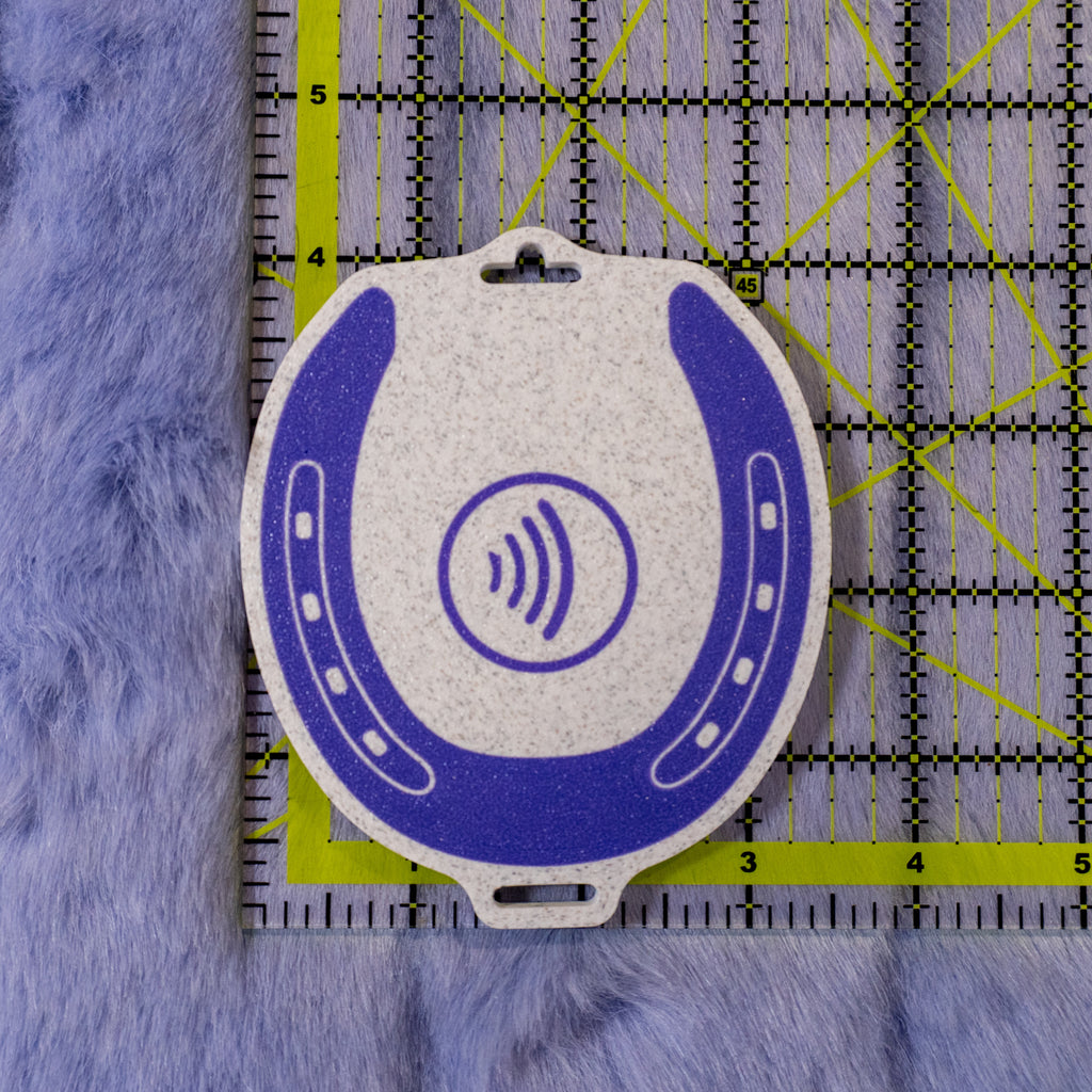 Custom Horseshoe Lanyard/Clip Tag with NFC