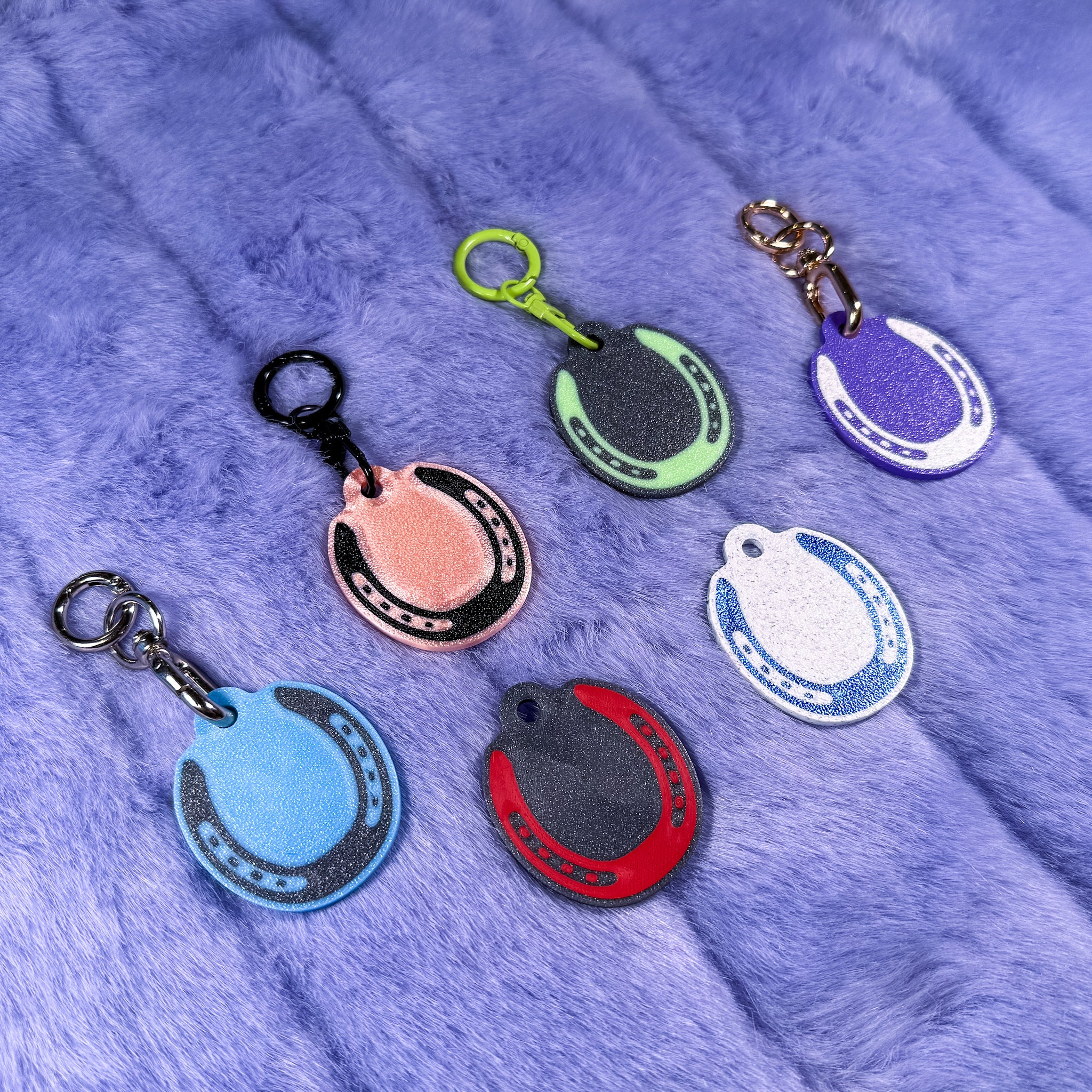 Custom Horseshoe Tag with NFC