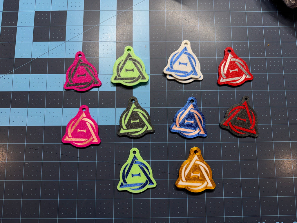 Pre-made Limited Stock Custom Therian Collar Tag with NFC