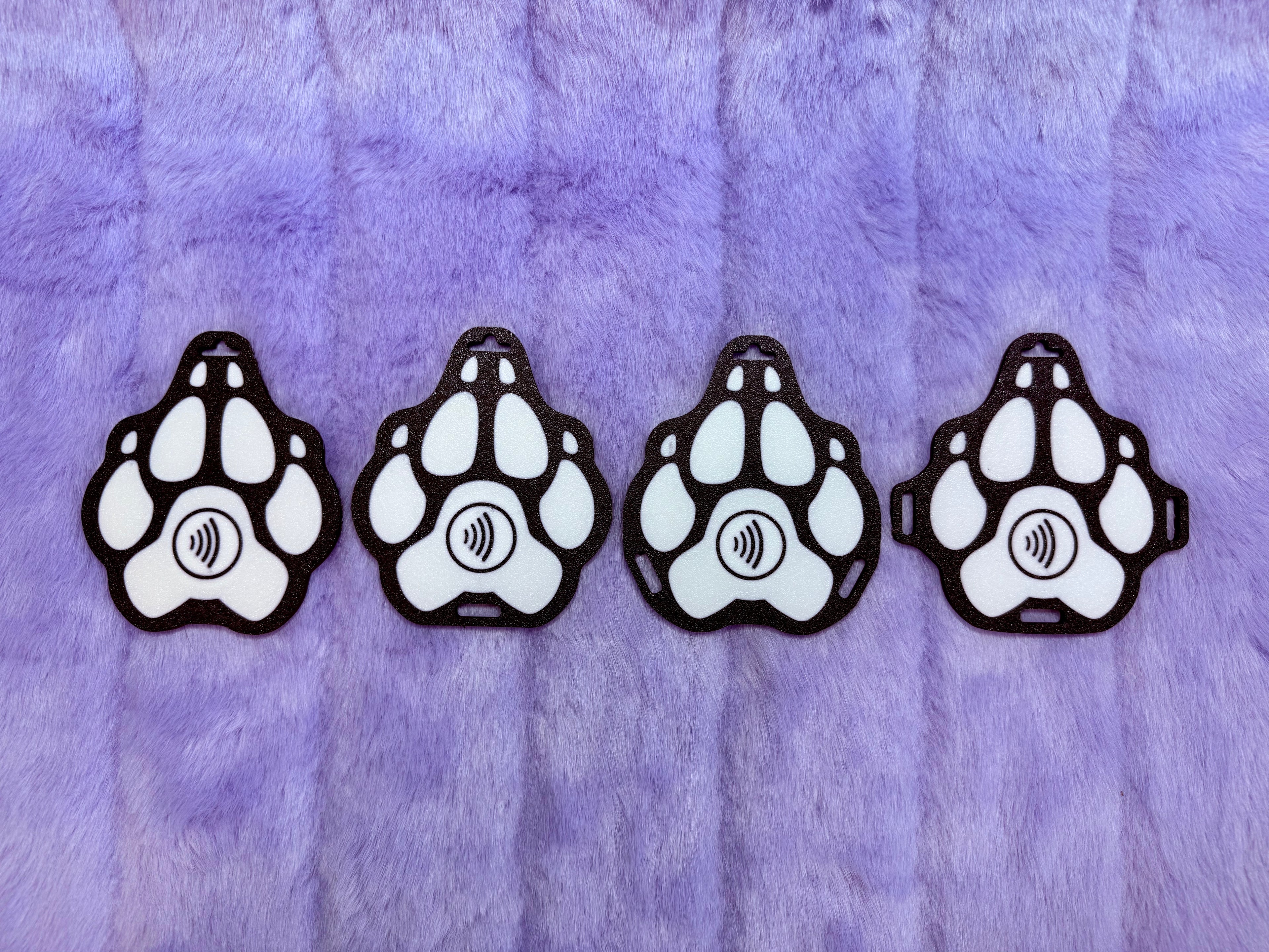 Paw Lanyard/Clip Tag with NFC