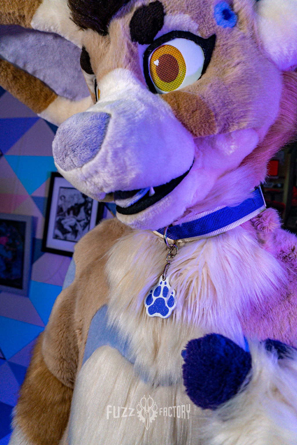 Paw Collar Tag with NFC