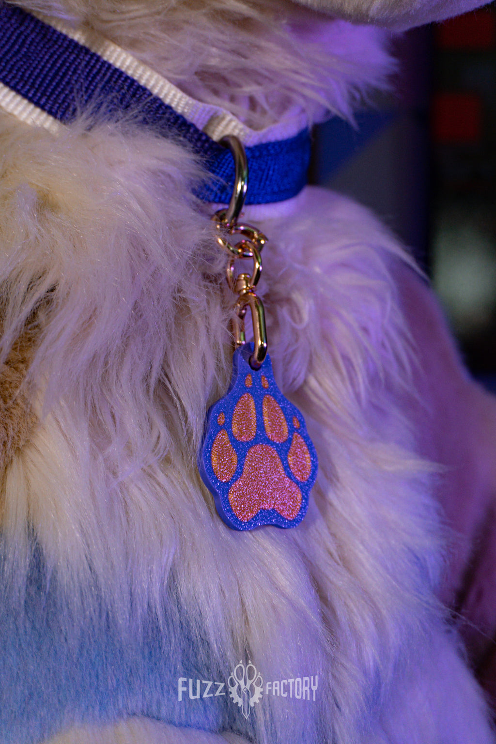Paw Collar Tag with NFC