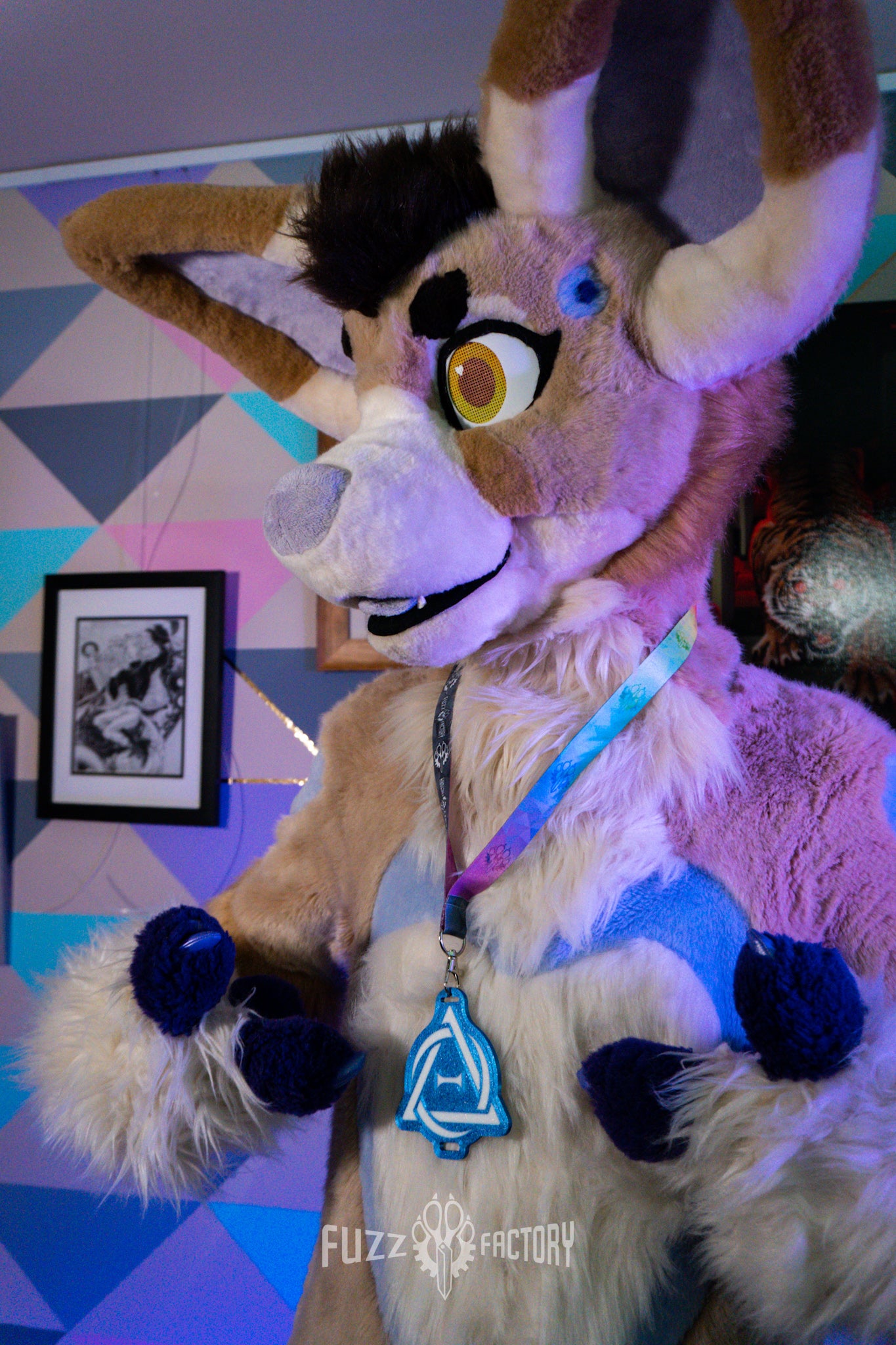 Therian Lanyard/Clip Tag with NFC