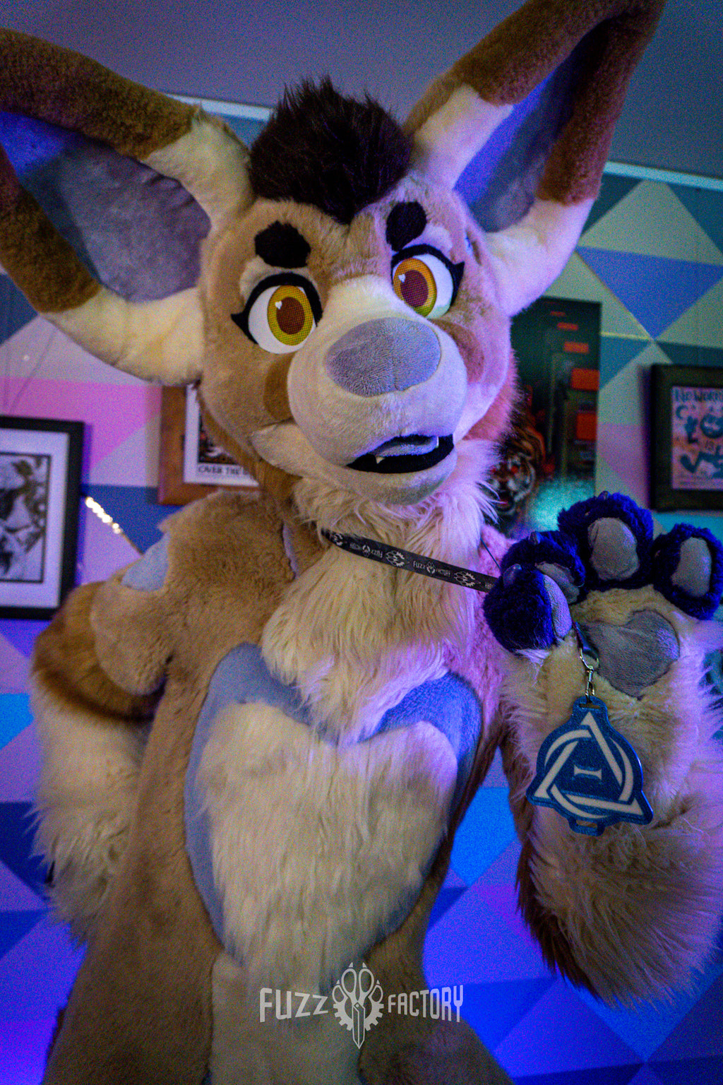 Pre-made Limited Stock Custom Therian Lanyard/Clip Tag with NFC