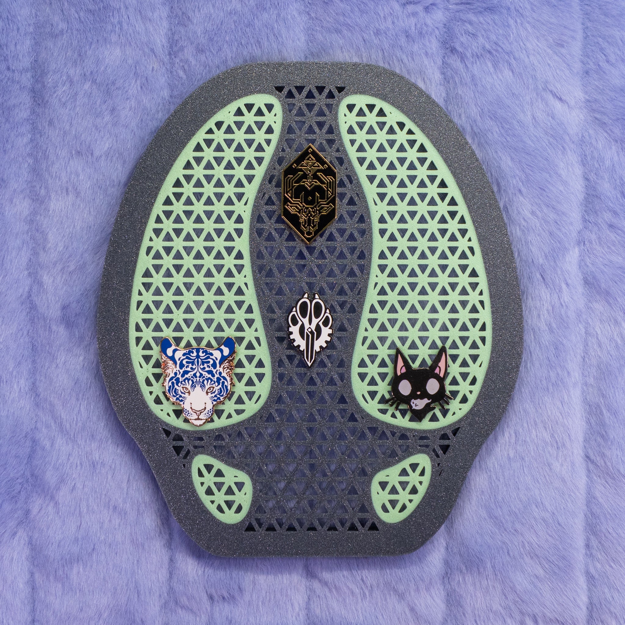 Deer Hoof Print Pin Board