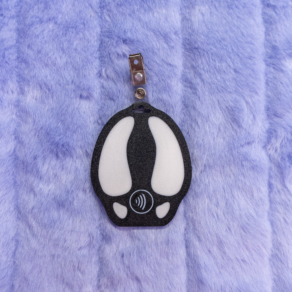 Custom Deer Print Lanyard/Clip Tag with NFC