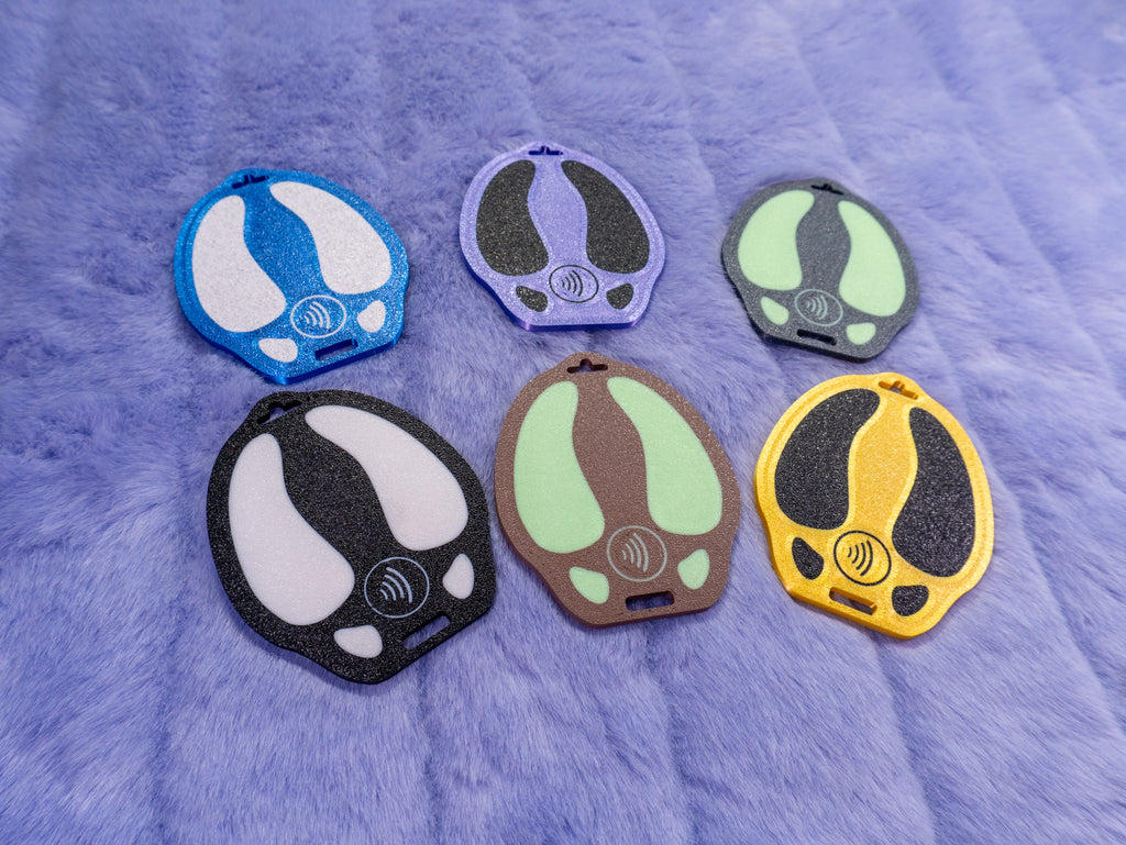 Custom Deer Print Lanyard/Clip Tag with NFC