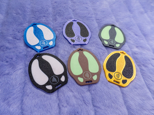 Custom Deer Print Lanyard/Clip Tag with NFC