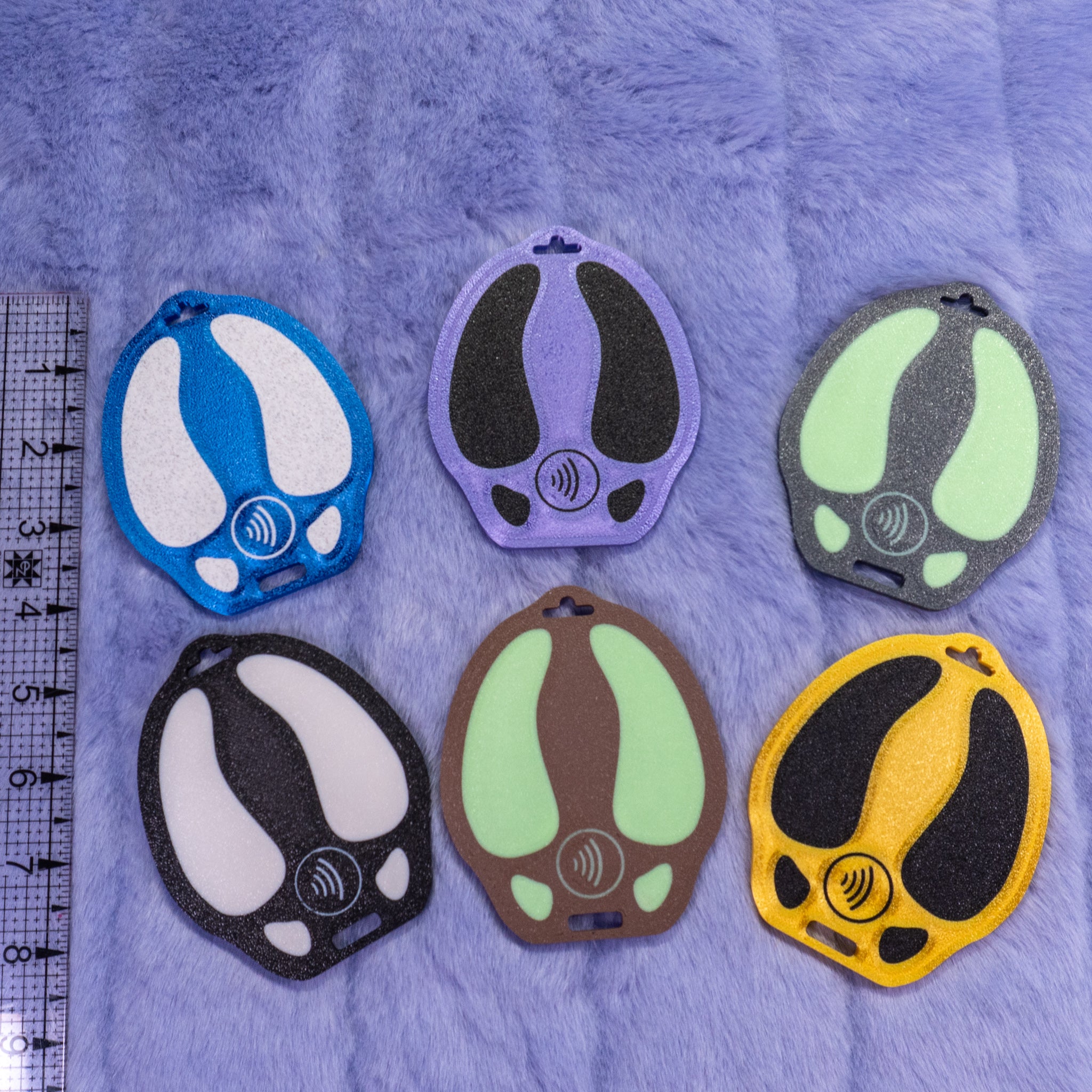 Custom Deer Print Lanyard/Clip Tag with NFC